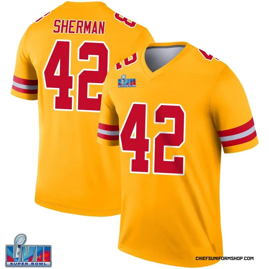 Nike Anthony Sherman Kansas City Chiefs Men's Legend Gold Inverted ...