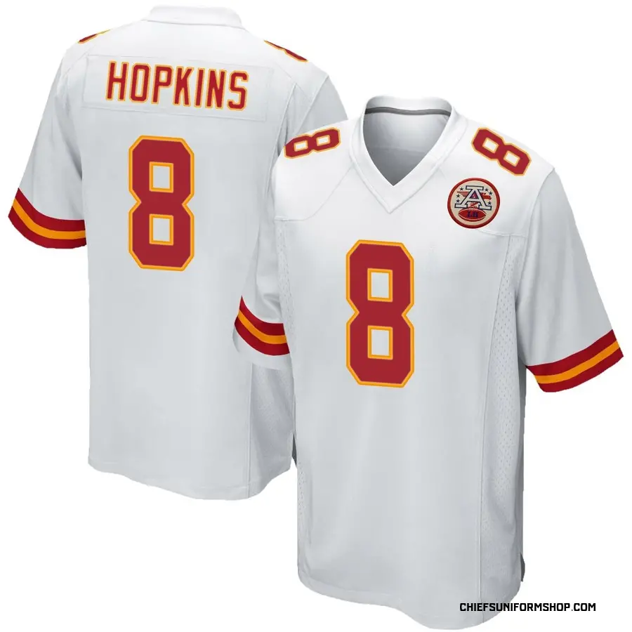 Nike DeAndre Hopkins Kansas City Chiefs Youth Game White Jersey