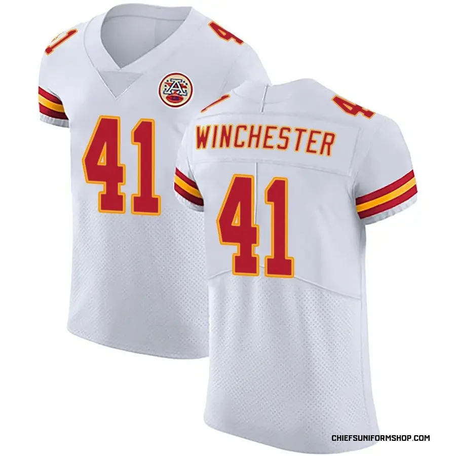 James Winchester Men's Nike Red Kansas City Chiefs Vapor Untouchable Custom Elite Jersey