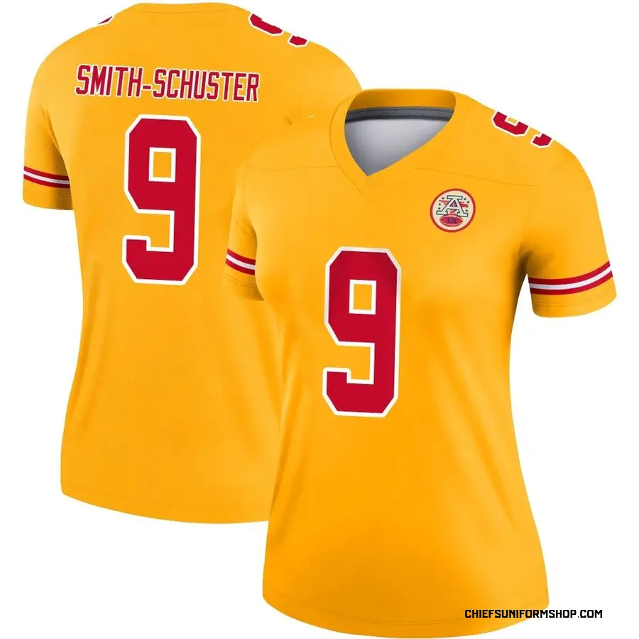 Nike JuJu Smith-Schuster Kansas City Chiefs Women's Legend Gold Inverted  Jersey