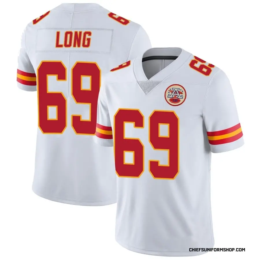 Nike Kyle Long Kansas City Chiefs Youth Limited White Vapor