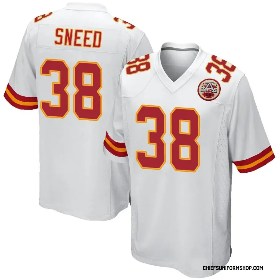 Men's Nike L'Jarius Sneed Red Kansas City Chiefs Game Jersey