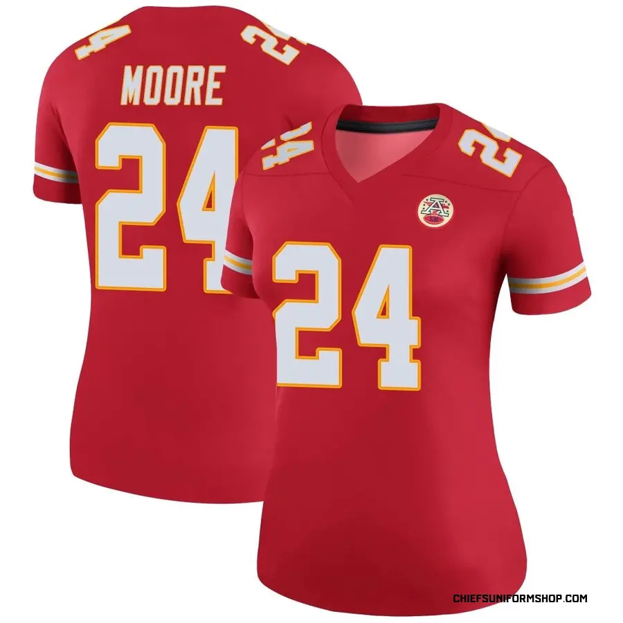 Nike Skyy Moore Kansas City Chiefs Women's Legend Red Color Rush Jersey